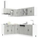 11-Tlg. Küchenschrank-Set Kalmar Sonoma-Eiche Holzwerkstoff
