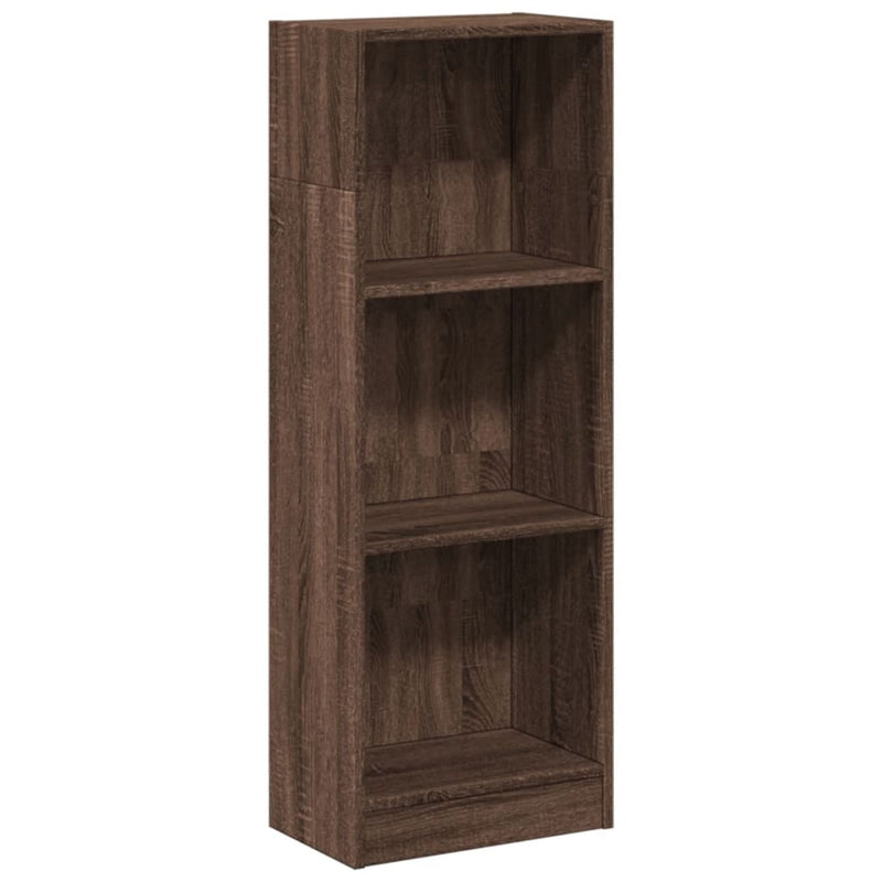 Bücherregal Braun Eichen-Optik 40x24x109 cm Holzwerkstoff