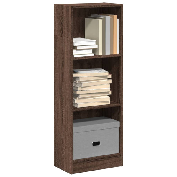 Bücherregal Braun Eichen-Optik 40x24x109 cm Holzwerkstoff