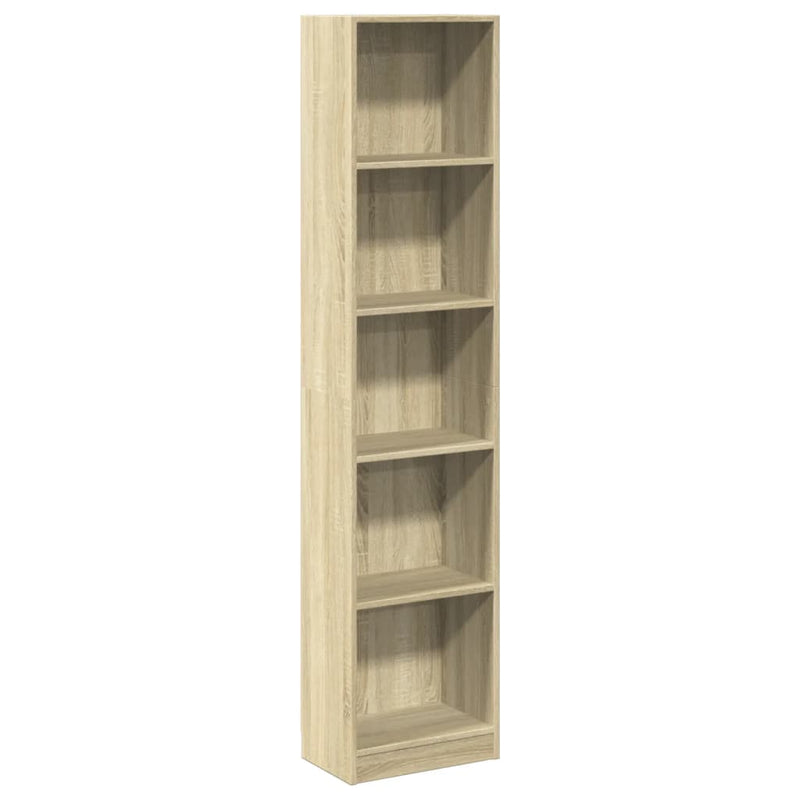 Bücherregal Sonoma-Eiche 40x24x176 cm Holzwerkstoff