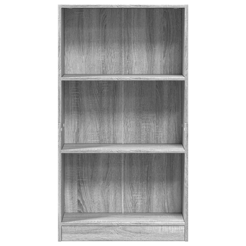 Bücherregal Grau Sonoma 60x24x109 cm Holzwerkstoff