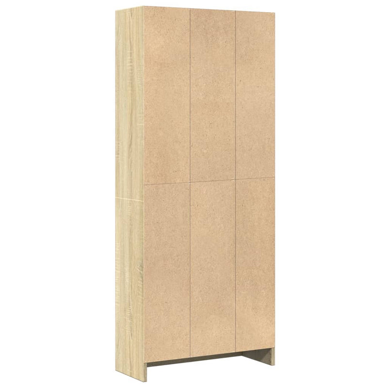 Bücherregal Sonoma-Eiche 60x24x143 cm Holzwerkstoff