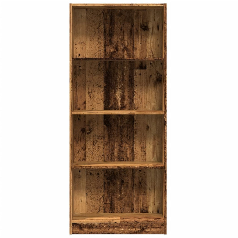 Bücherregal Altholz-Optik 60x24x143 cm Holzwerkstoff