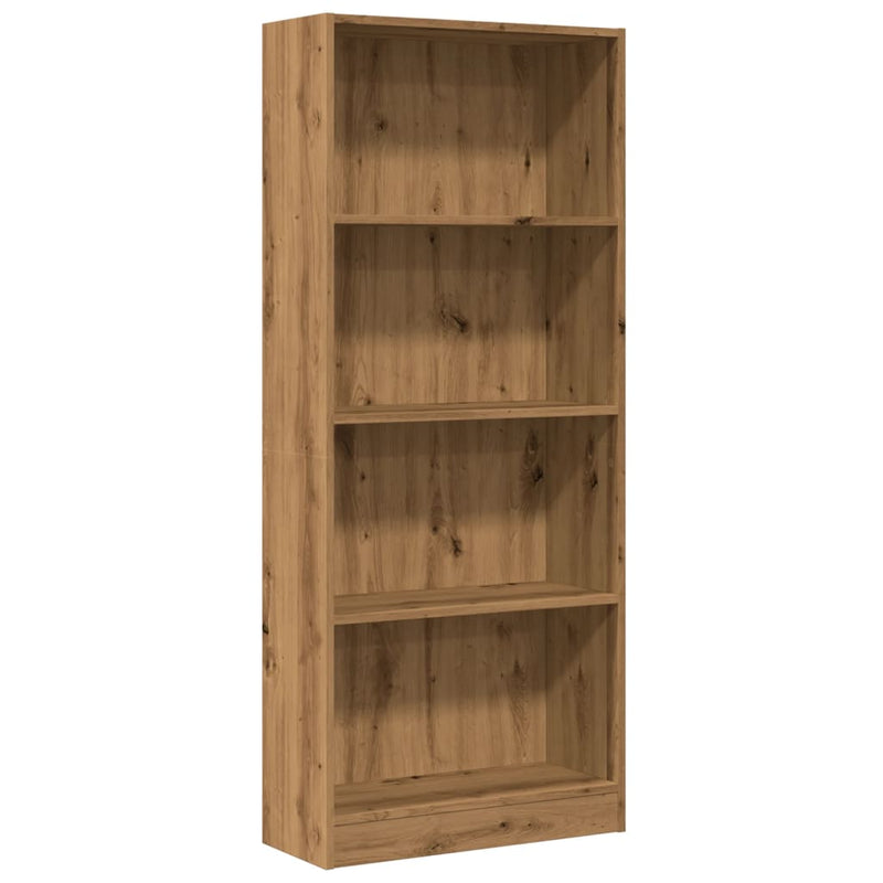 Bücherregal Artisan-Eiche 60x24x143 cm Holzwerkstoff