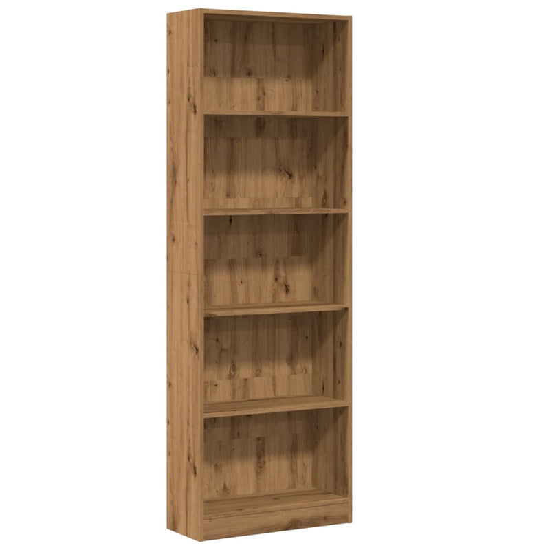 Bücherregal Artisan-Eiche 60x24x176 cm Holzwerkstoff