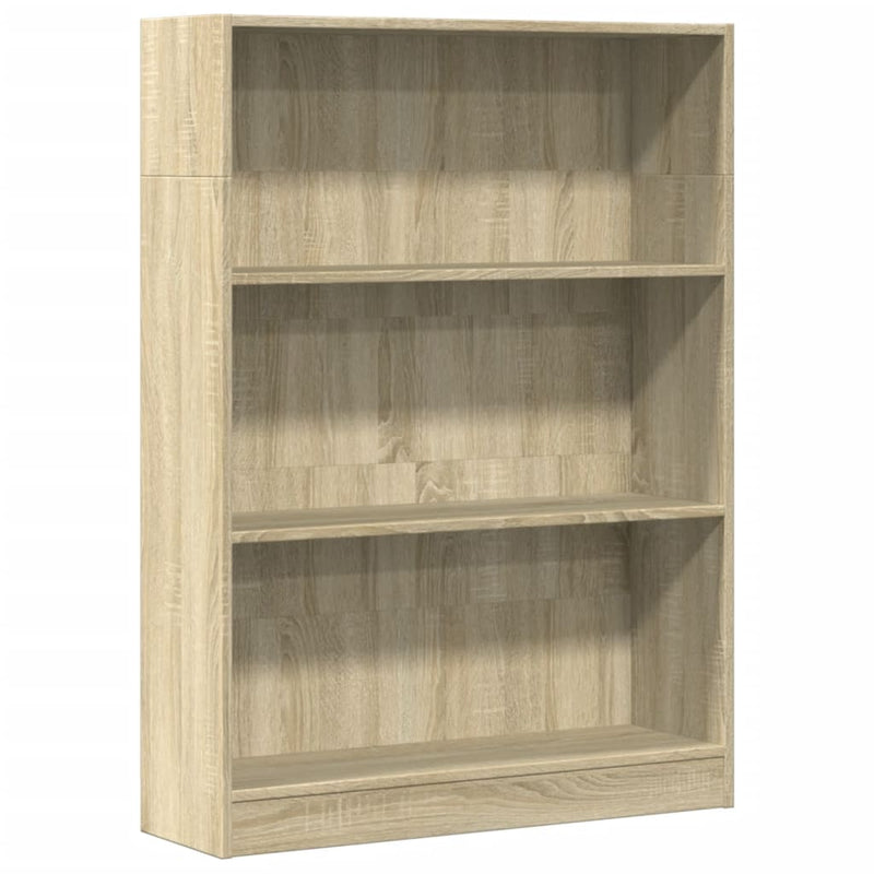 Bücherregal Sonoma-Eiche 80x24x109 cm Holzwerkstoff