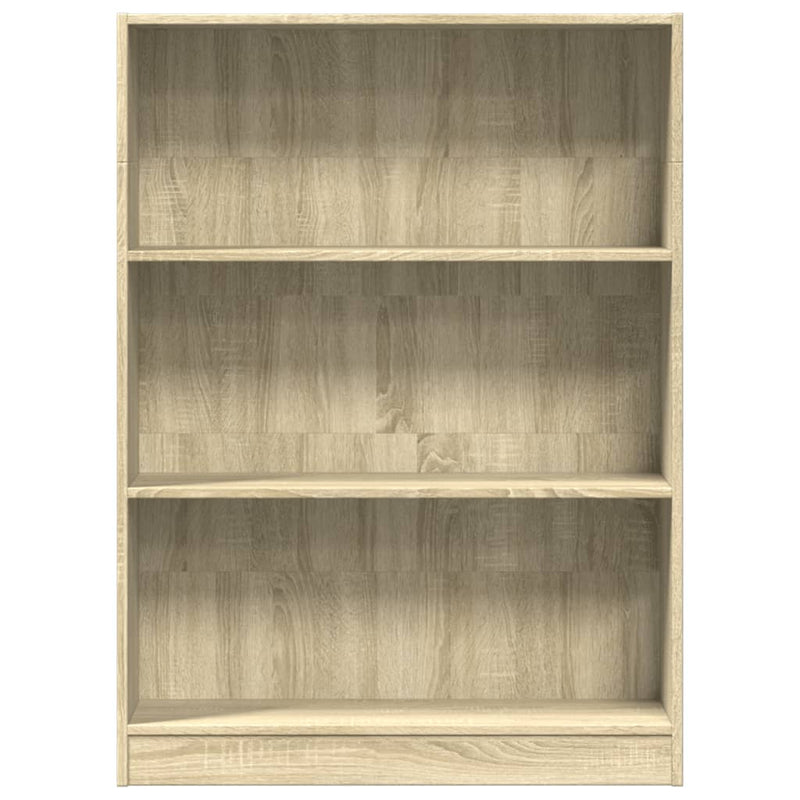 Bücherregal Sonoma-Eiche 80x24x109 cm Holzwerkstoff