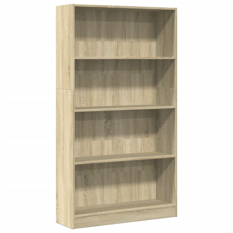 Bücherregal Sonoma-Eiche 80x24x143 cm Holzwerkstoff