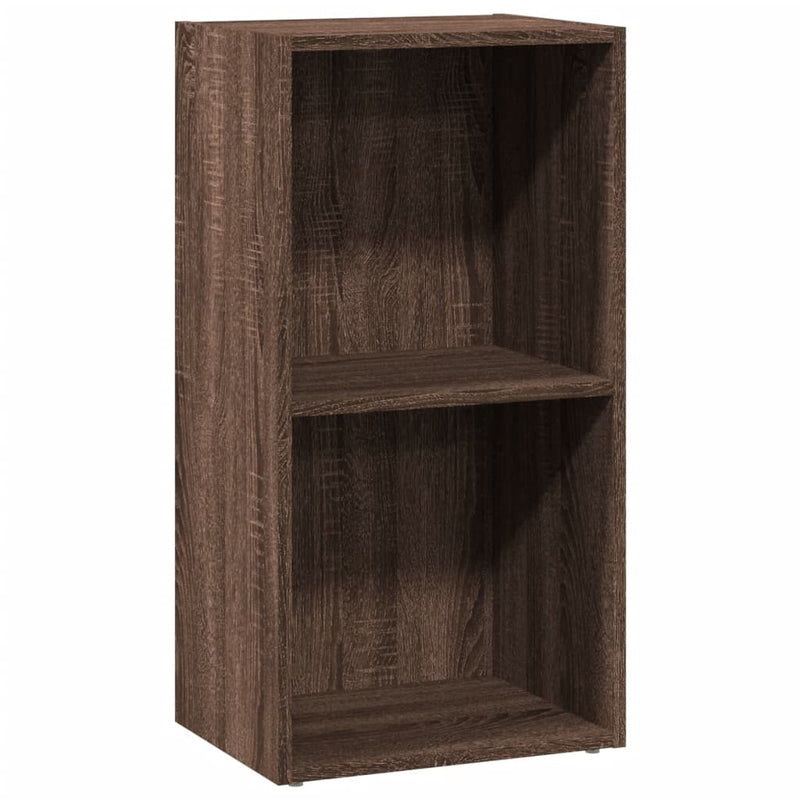 Bücherregal Braun Eichen-Optik 40x30x77 cm Holzwerkstoff