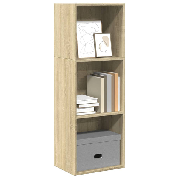 Bücherregal Sonoma-Eiche 40x30x114 cm Holzwerkstoff