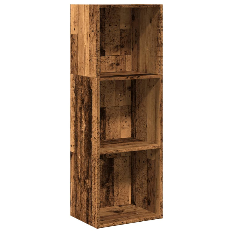 Bücherregal Altholz-Optik 40x30x114 cm Holzwerkstoff