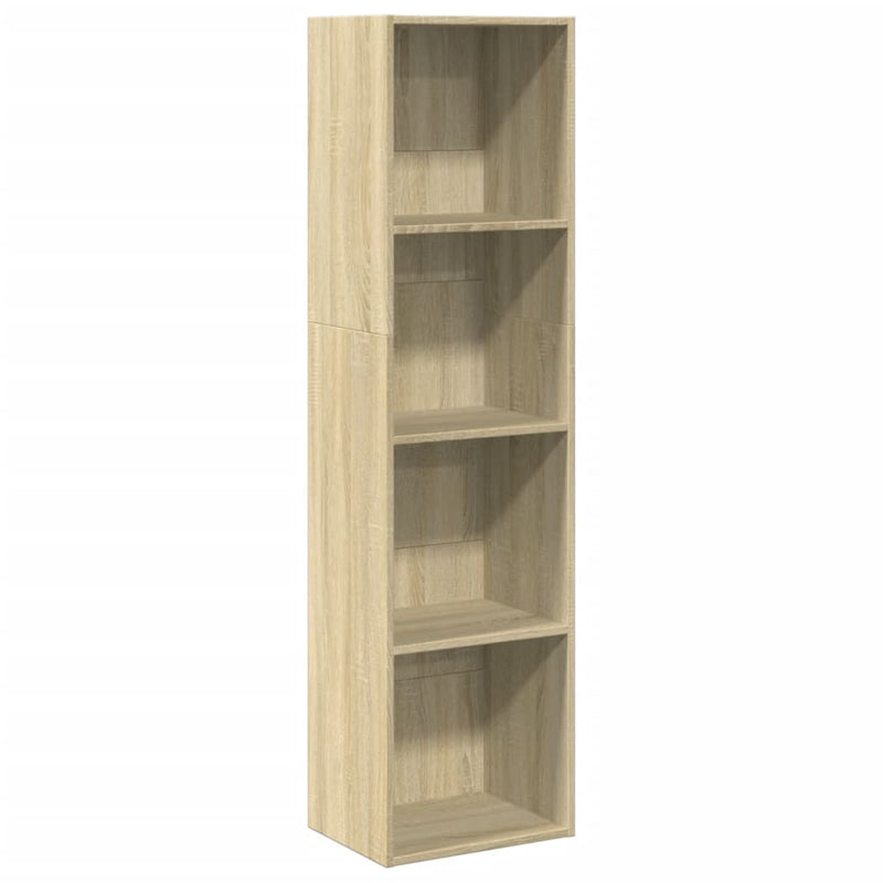 Bücherregal Sonoma-Eiche 40x30x152 cm Holzwerkstoff