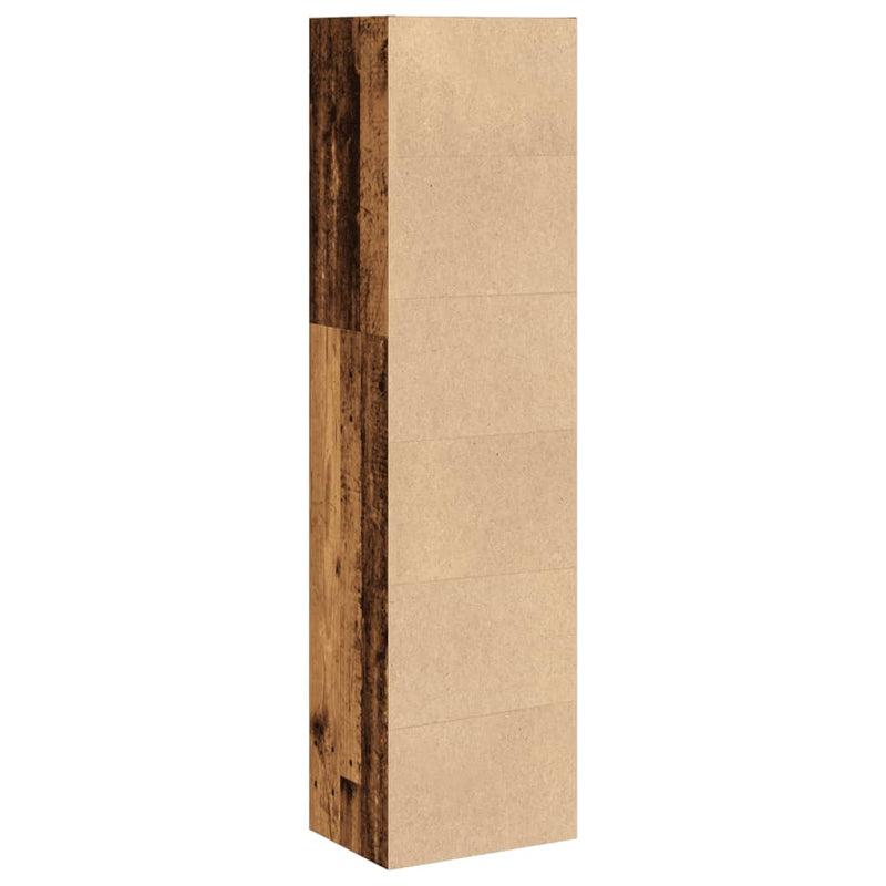 Bücherregal Altholz-Optik 40x30x152 cm Holzwerkstoff