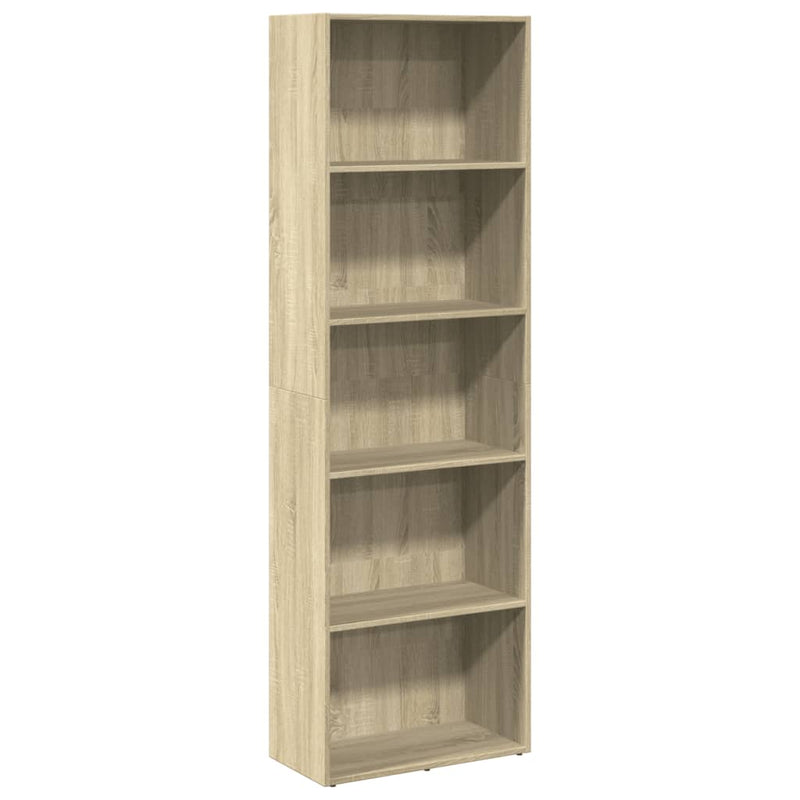 Bücherregal Sonoma-Eiche 60x30x189 cm Holzwerkstoff