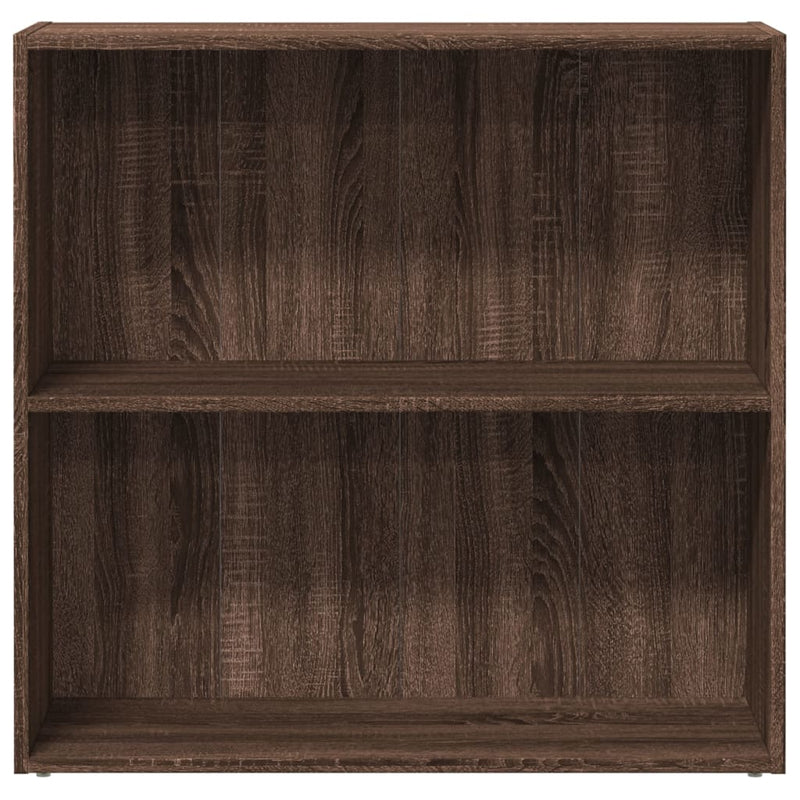 Bücherregal Braun Eichen-Optik 80x30x77 cm Holzwerkstoff