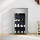 Schuhschrank Grau 60,5X30X97 Cm Vliesstoff
