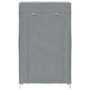 Schuhschrank Grau 60,5X30X97 Cm Vliesstoff