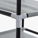 Schuhschrank Grau 60,5X30X97 Cm Vliesstoff