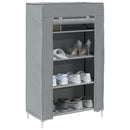 Schuhschrank Grau 60,5X30X97 Cm Vliesstoff