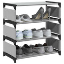 Schuhregal 10-Stöckig Grau 54X28X Vliesstoff