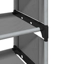 Schuhregal 10-Stöckig Grau 54X28X Vliesstoff