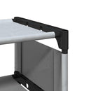 Schuhregal 10-Stöckig Grau 54X28X Vliesstoff