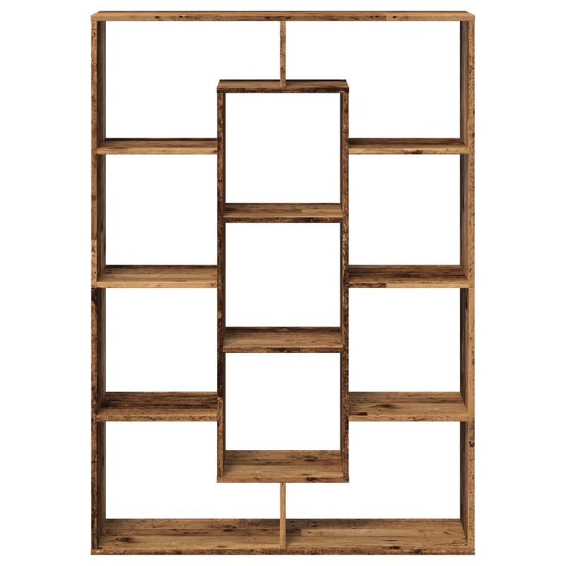 Bücherregal Altholz-Optik 102x29x143 cm Holzwerkstoff