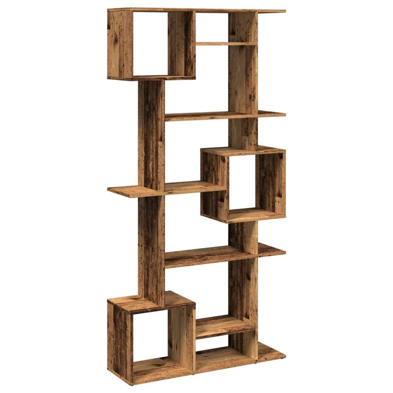 Bücherregal Räuchereiche 92x29x188 cm Holzwerkstoff