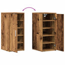 Schuhschrank -Optik 32X35X70 Cm Holzwerkstoff