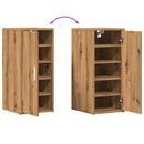 Schuhschrank Artisan-Eiche 32X35X70 Cm Holzwerkstoff