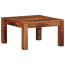 Couchtisch 60X60X35 Cm Massivholz Akazie