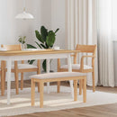 Bank 90 Cm Massivholz Gummibaum