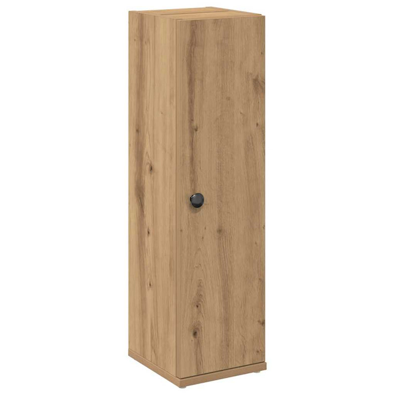 Badezimmerschrank mit Rollenhalter Artisan-Eiche 20,5x22x72 cm