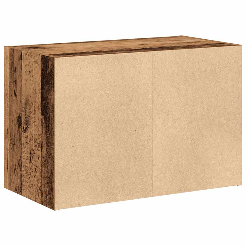 Schrank mit 2 Schubladen Altholz-Optik 60x31x40cm Holzwerkstoff