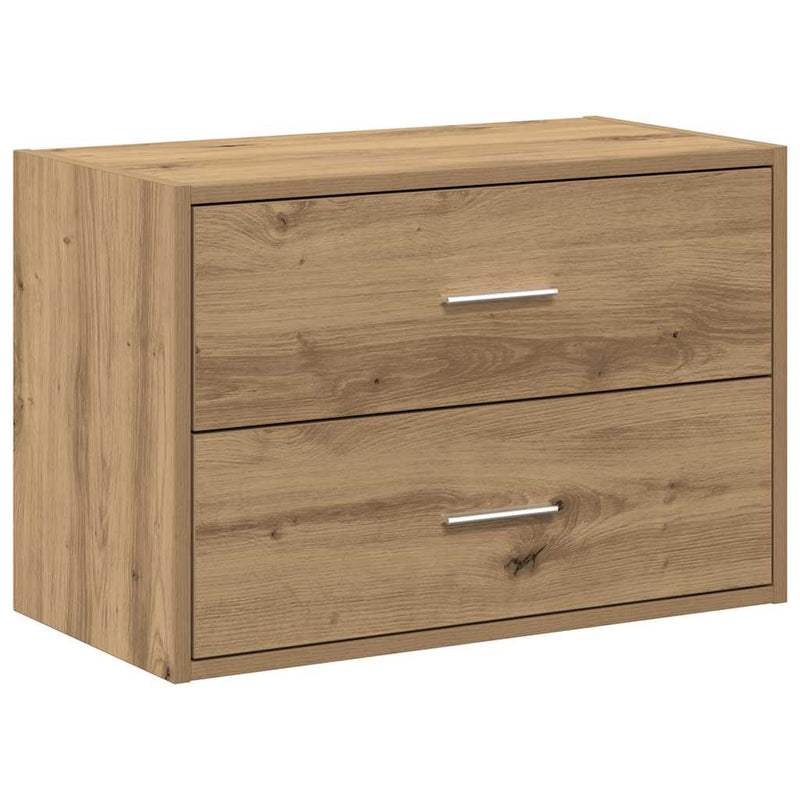 Schrank mit 2 Schubladen Artisan-Eiche 60x31x40cm Holzwerkstoff