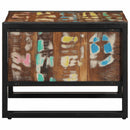 Couchtisch 50X50X38 Cm Altholz Massivholz Mehrfarbig