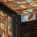 Couchtisch 50X50X38 Cm Altholz Massivholz Mehrfarbig