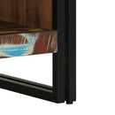 Couchtisch 50X50X38 Cm Altholz Massivholz Mehrfarbig