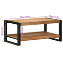 Couchtisch 90X50X38 Cm Massivholz Akazie