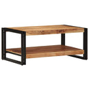 Couchtisch 90X50X38 Cm Massivholz Akazie