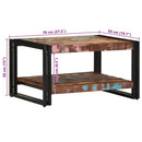 Couchtisch Mehrfarbig 70X50X38 Cm Altholz Massivholz