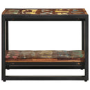 Couchtisch Mehrfarbig 50X50X38 Cm Altholz Massivholz