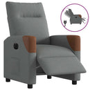 Relaxsessel Stoff Dunkelgrau