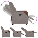 Relaxsessel Elektrisch Stoff Taupe