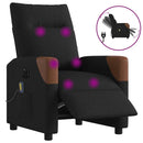 Relaxsessel Stoff Schwarz