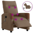 Relaxsessel Stoff Braun