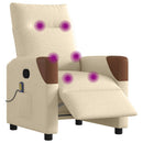 Massagesessel Elektrisch Stoff Creme