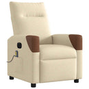 Massagesessel Elektrisch Stoff Creme