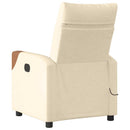 Massagesessel Elektrisch Stoff Creme
