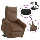 Relaxsessel Mit Aufstehhilfe Stoff Braun